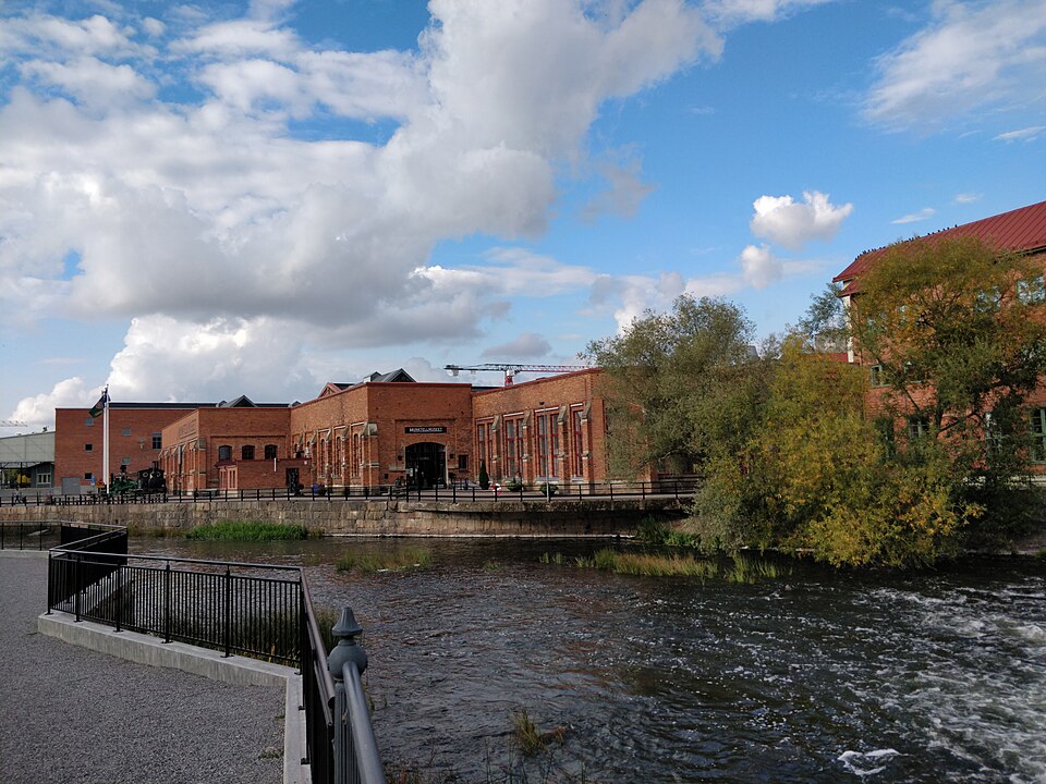 Eskilstuna Munktellmuseet vy från ån